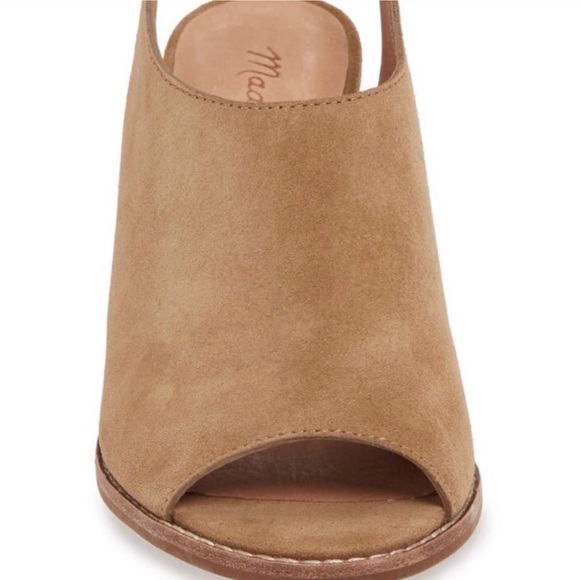 NEW The Cary Sandal in Faded Birch Open Toe Bootie - Picture 4 of 8